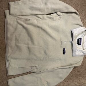 Patagonia Off-White Fleece Pullover